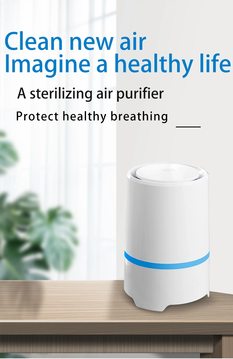 Smoke Pm2.5 Cleaner Room Desktop Negative Ion Ozone Generator Home Air Purify Portable Mini HEPA H13 USB Air Purifier