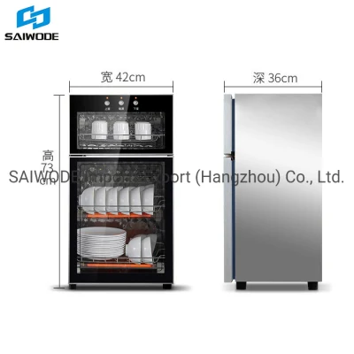 Commerical Hotel Restaurant Kitchen Equipment Tableware Ozone Dish UV Sterilizer Disinfection Cabinet