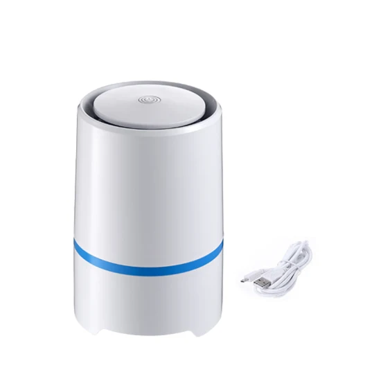 Smoke Pm2.5 Cleaner Room Desktop Negative Ion Ozone Generator Home Air Purify Portable Mini HEPA H13 USB Air Purifier